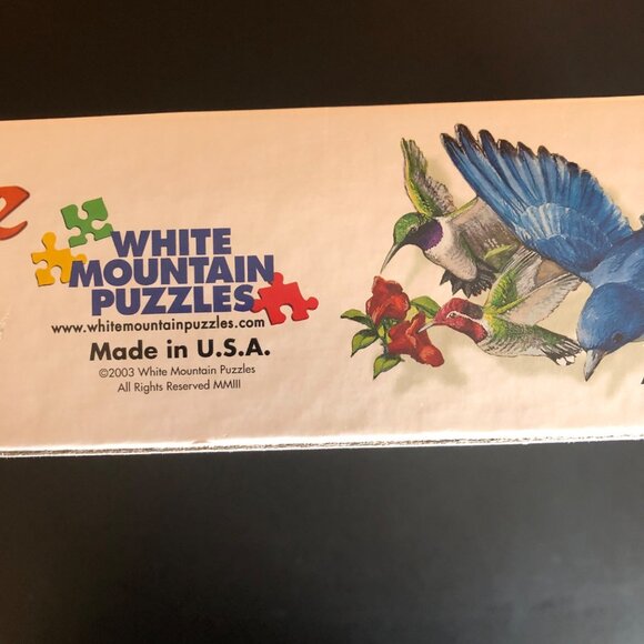 Birds Of The Backyard 1000 Piece Jigsaw Puzzle White Mountain Puzzles 24x30 - Picture 3 of 6